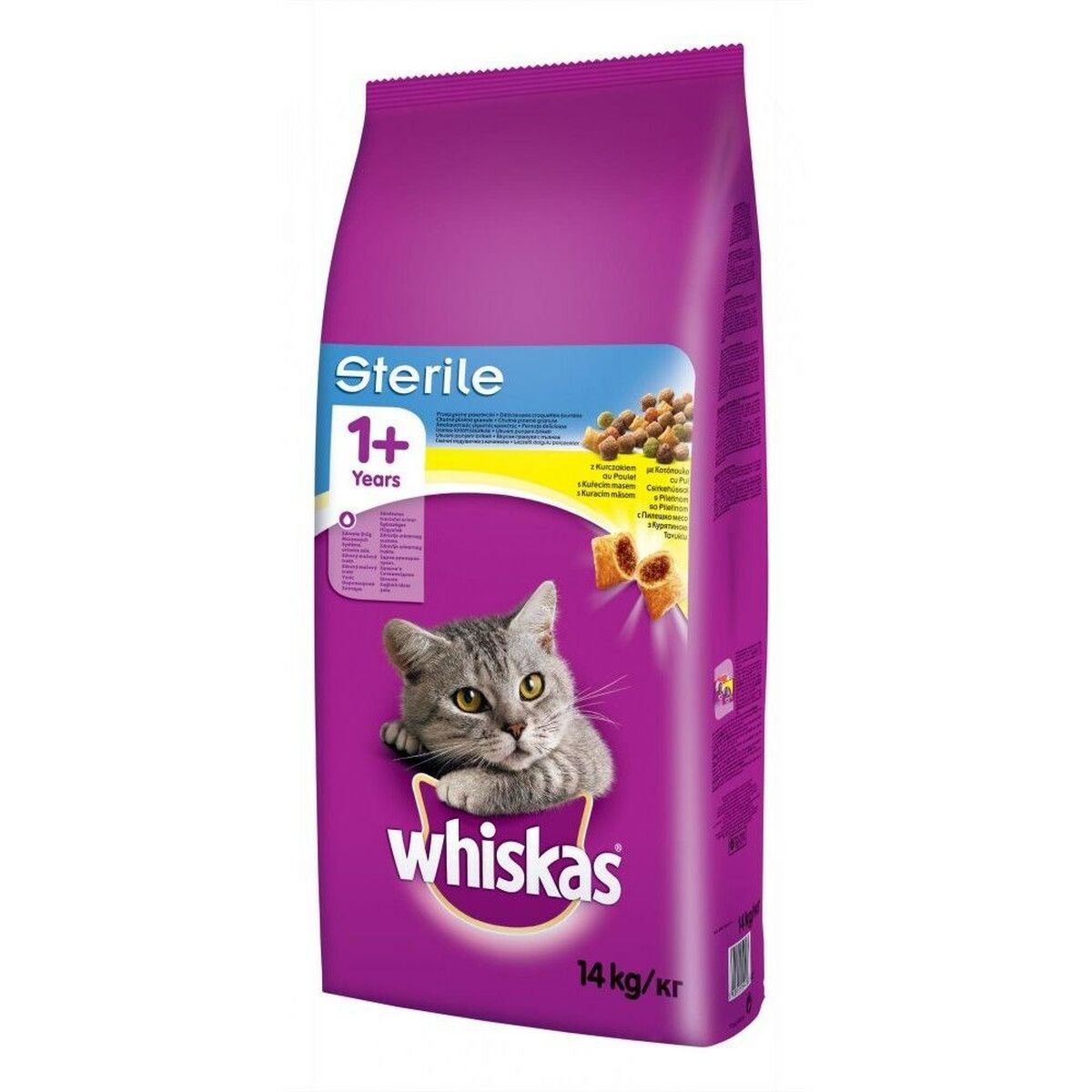 Cibo per gatti Whiskas STERILE Adulto Pollo 14 Kg 2 S9105503_0