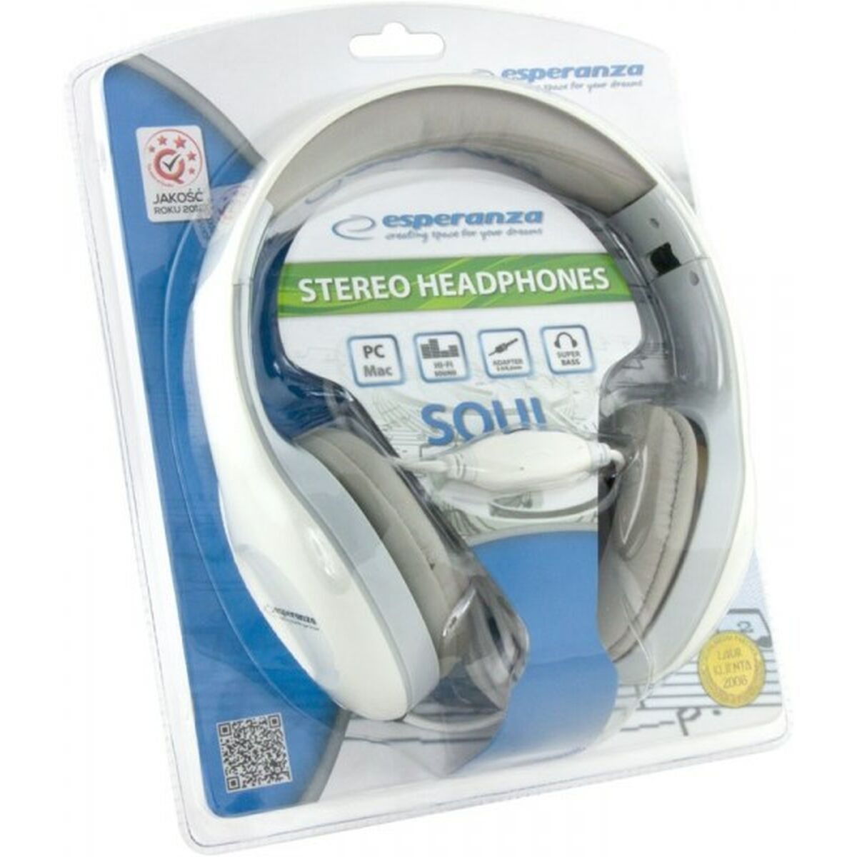 Auricolari Esperanza EH138W Bianco 4 S9119980_2