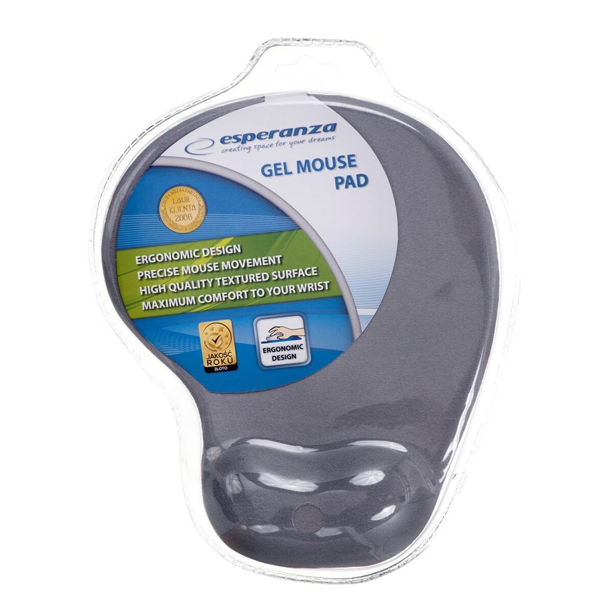 Tappetino Antiscivolo Esperanza EA137Y Bianco Grigio 2 S9106001_0