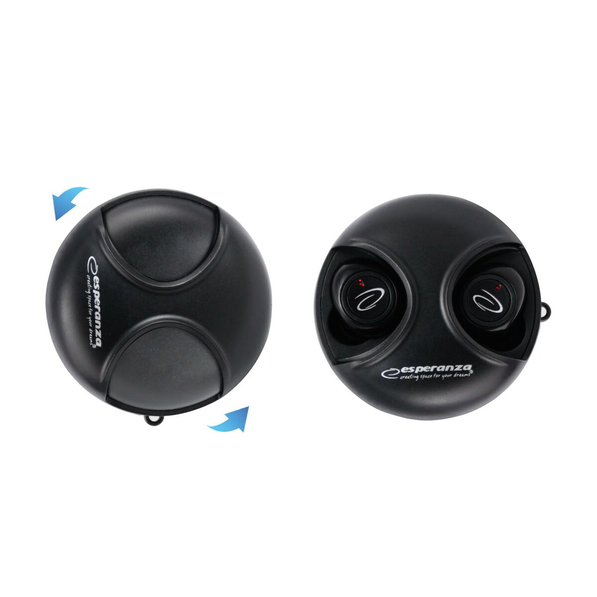 Auricolari in Ear Bluetooth Esperanza EH228K Nero 4 S9104873_2