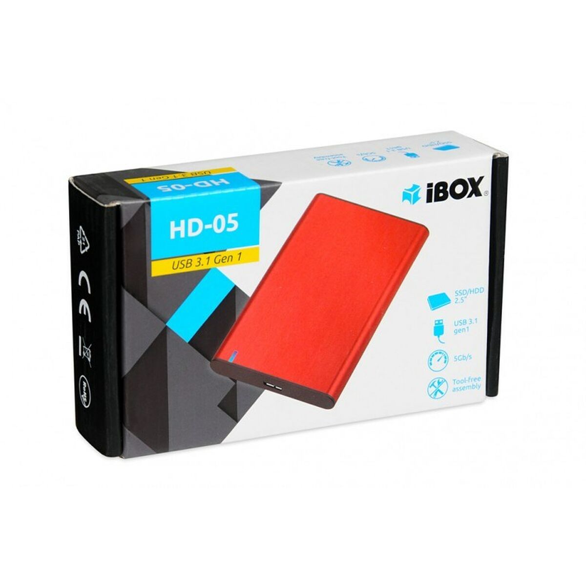 Scatola Esterna Ibox HD-05 Rosso 2,5" 8 S9107690_6