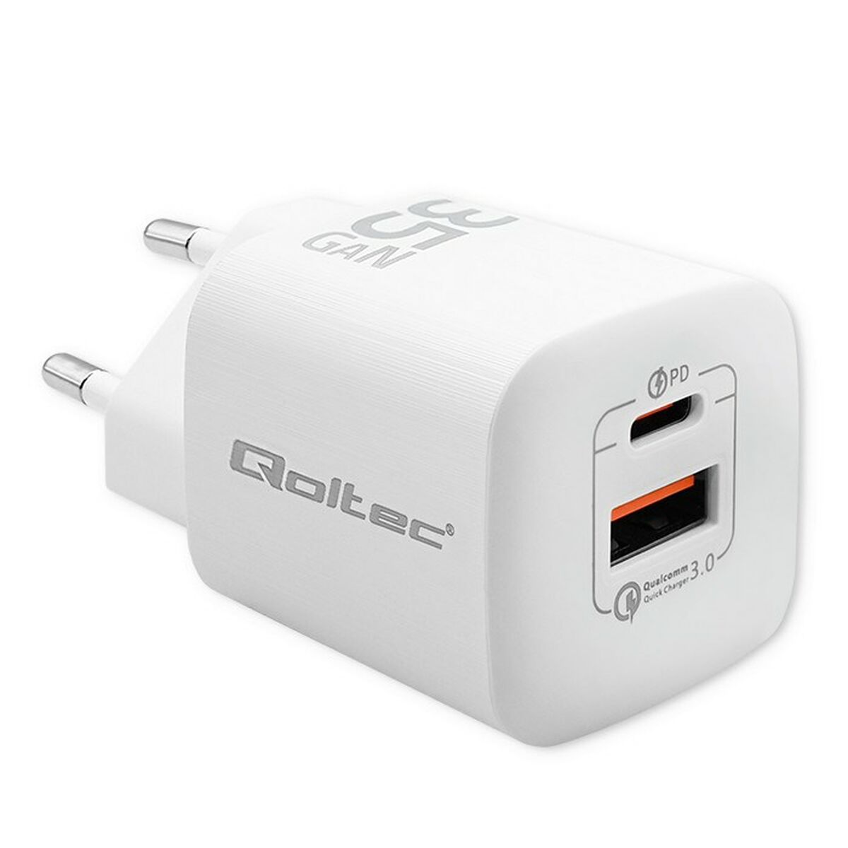 Caricabatterie da Parete Qoltec 50763 Bianco 35 W 2 S9145143_0