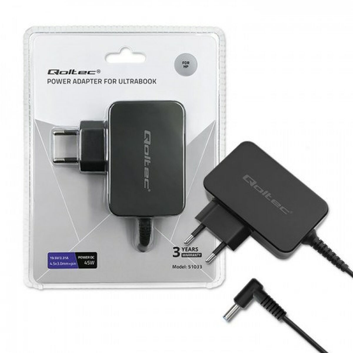 Caricabatterie Portatile Qoltec 51033 45 W 2 S9129577_0