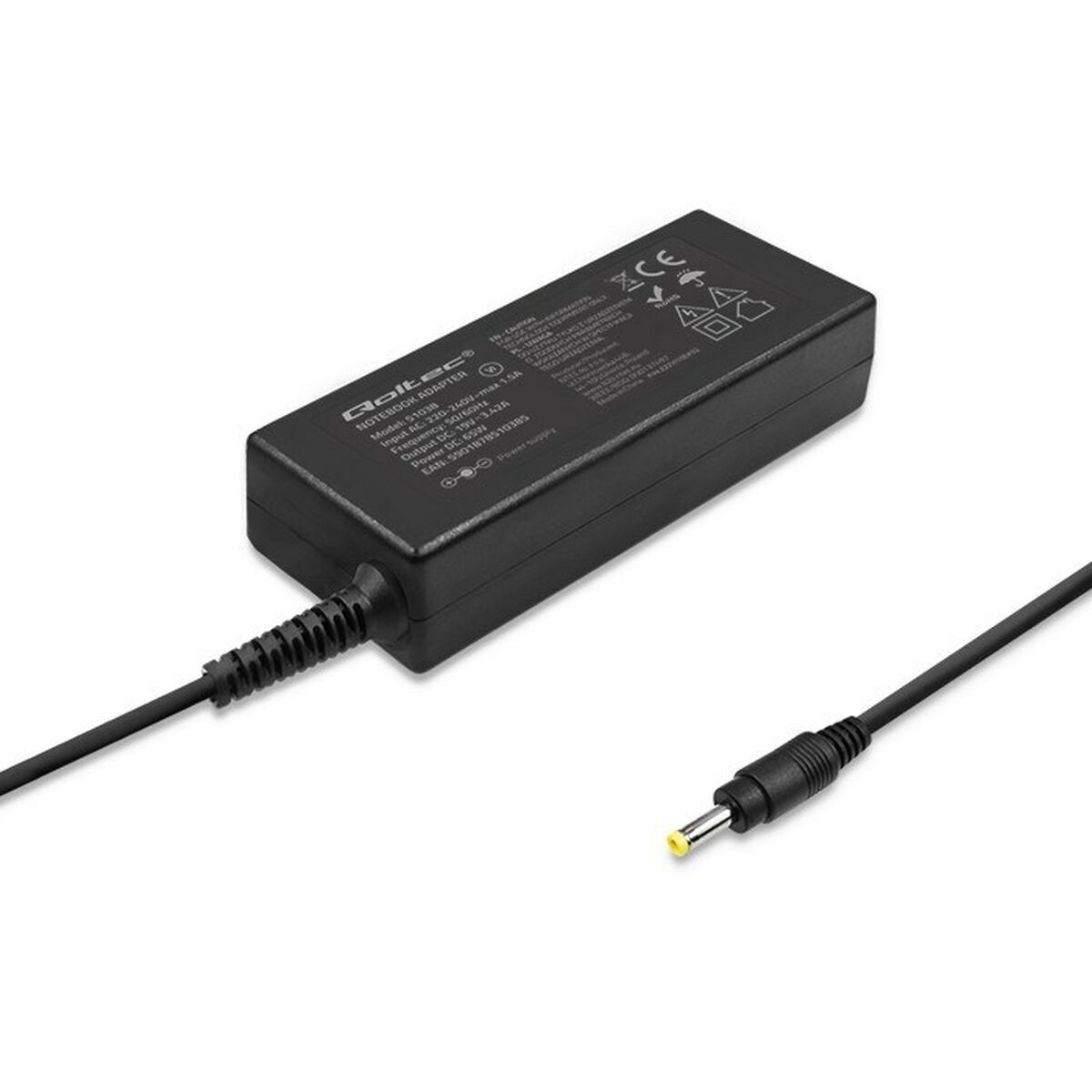 Caricabatterie Portatile Qoltec 51038 65 W 3 S9129580_1