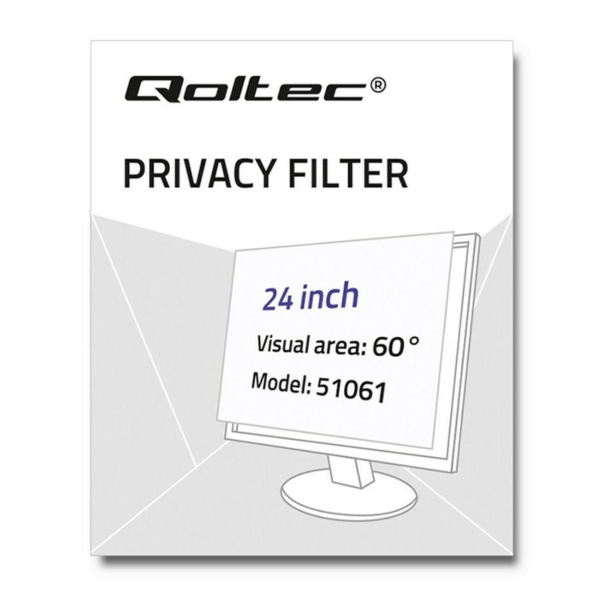 Supporto da Parete Qoltec 51061 24" 4 S9136618_2