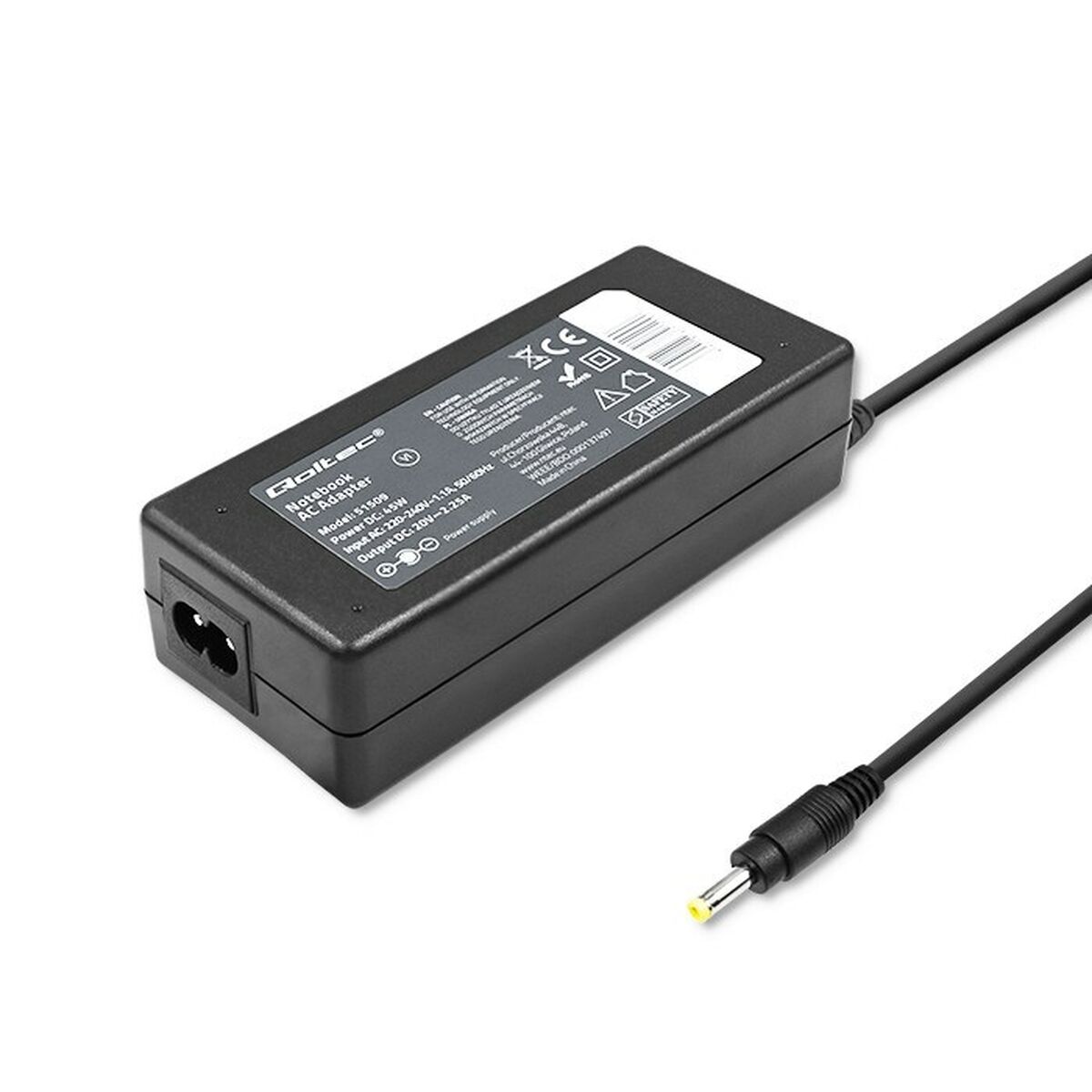 Caricabatterie Portatile Qoltec 51509.45W 45 W 5 S9129320_3