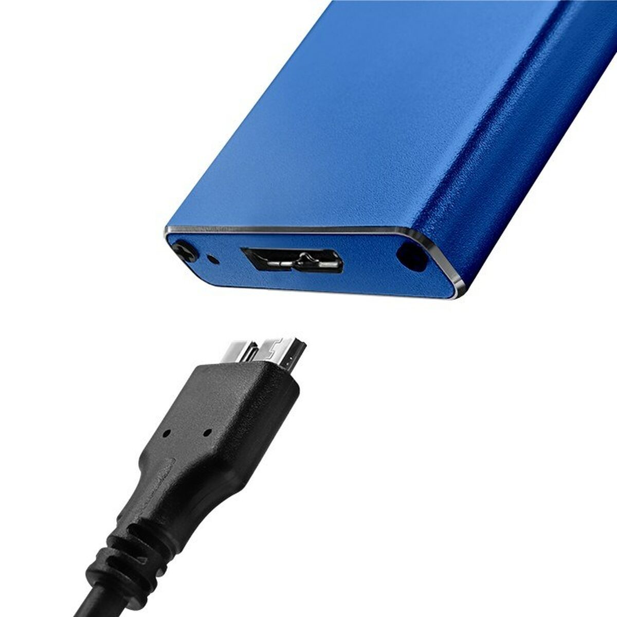 Scatola Esterna Qoltec 51832 Azzurro 3 S91111901_1