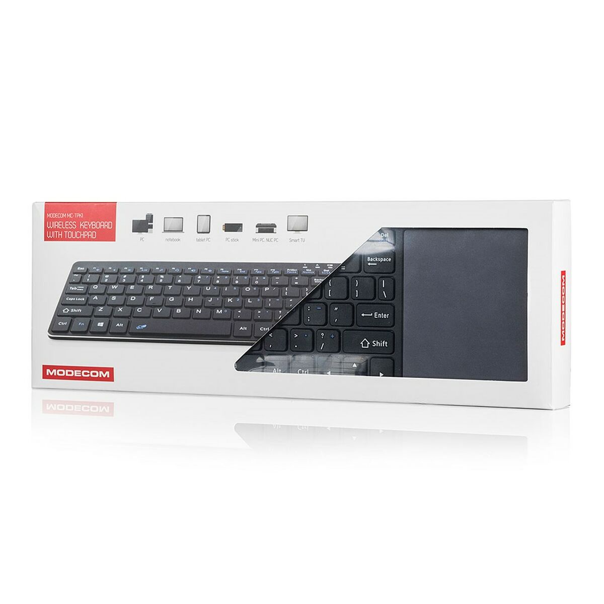 Tastiera Modecom MC-TPK1 Nero Inglese QWERTY 5 S9135642_3