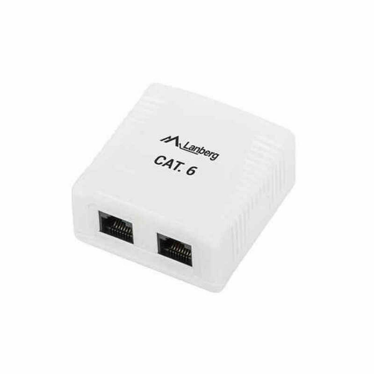 Connettore RJ45 Categoria 6 UTP Lanberg OU6-0002-W Bianco 2 S9115861_0
