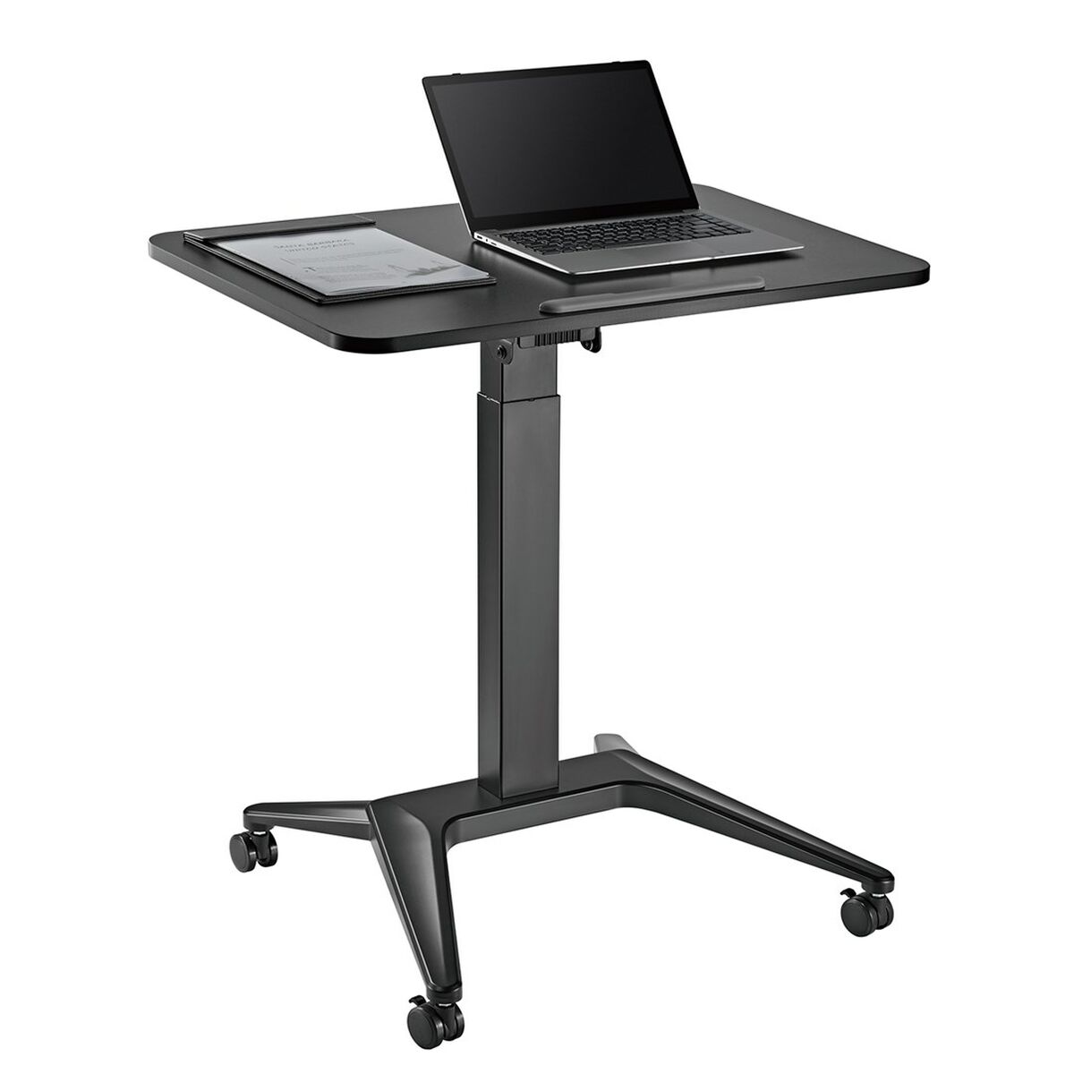 Scrivania MacLean MC-453B Nero Acciaio 80 x 52 cm 2 S9150013_0