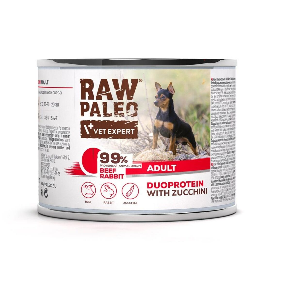 Cibo umido VETEXPERT RAW PALEO Carne di manzo e vitello 200 g 2 S91111916_0