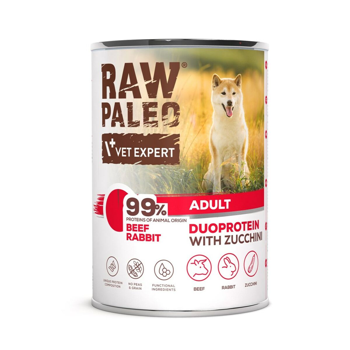Cibo umido VETEXPERT RAW PALEO Carne di manzo e vitello 400 g 2 S91111924_0