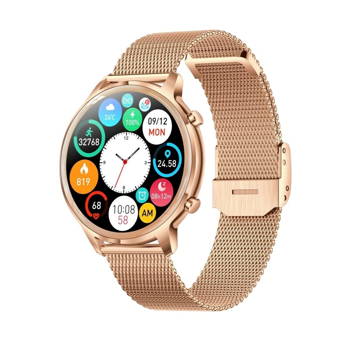 Smartwatch Manta SWU301GD Dorato 1,32" 2 S91102910_0