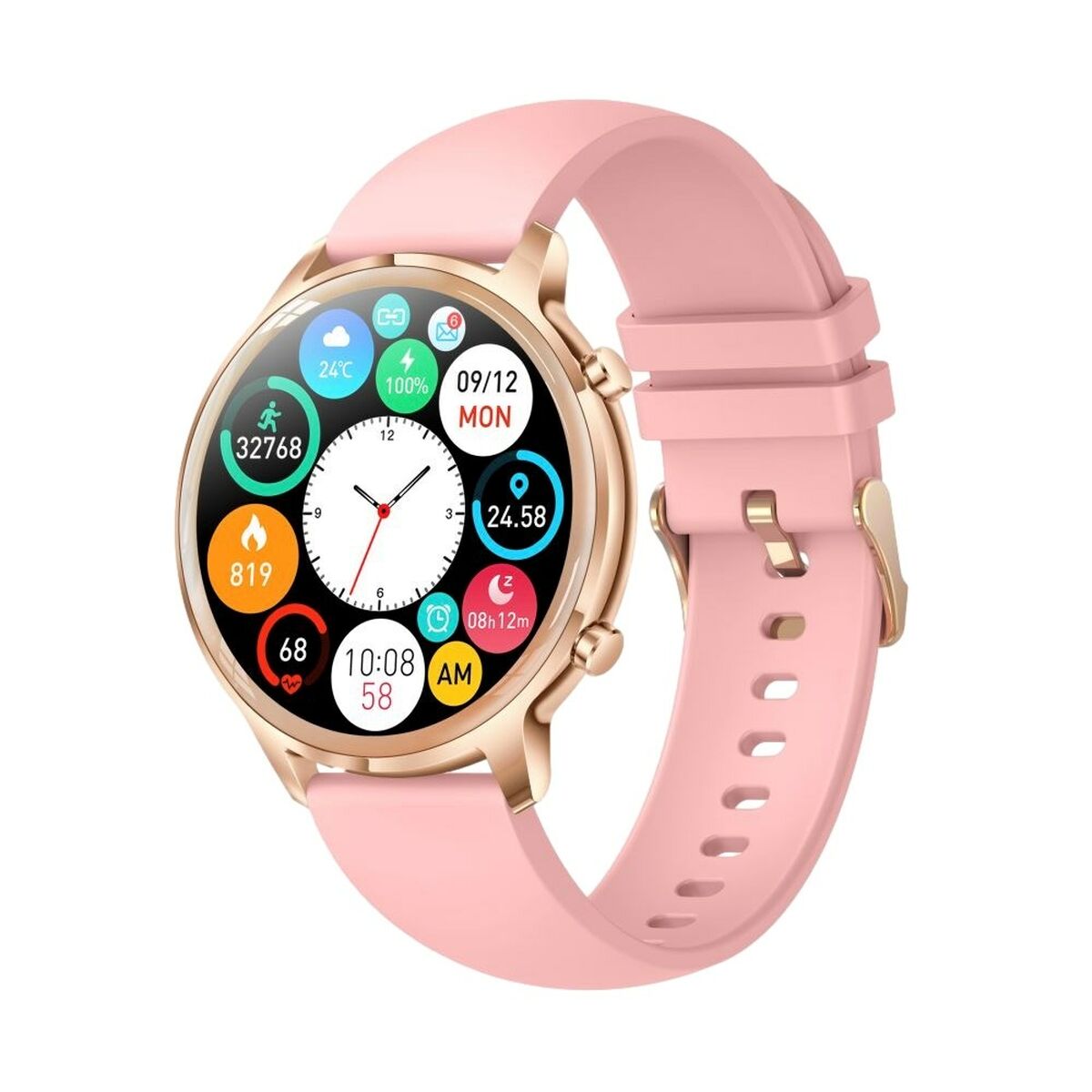 Smartwatch Manta SWU301PK Rosa Dorato Oro Rosa 1,32" 2 S91102911_0
