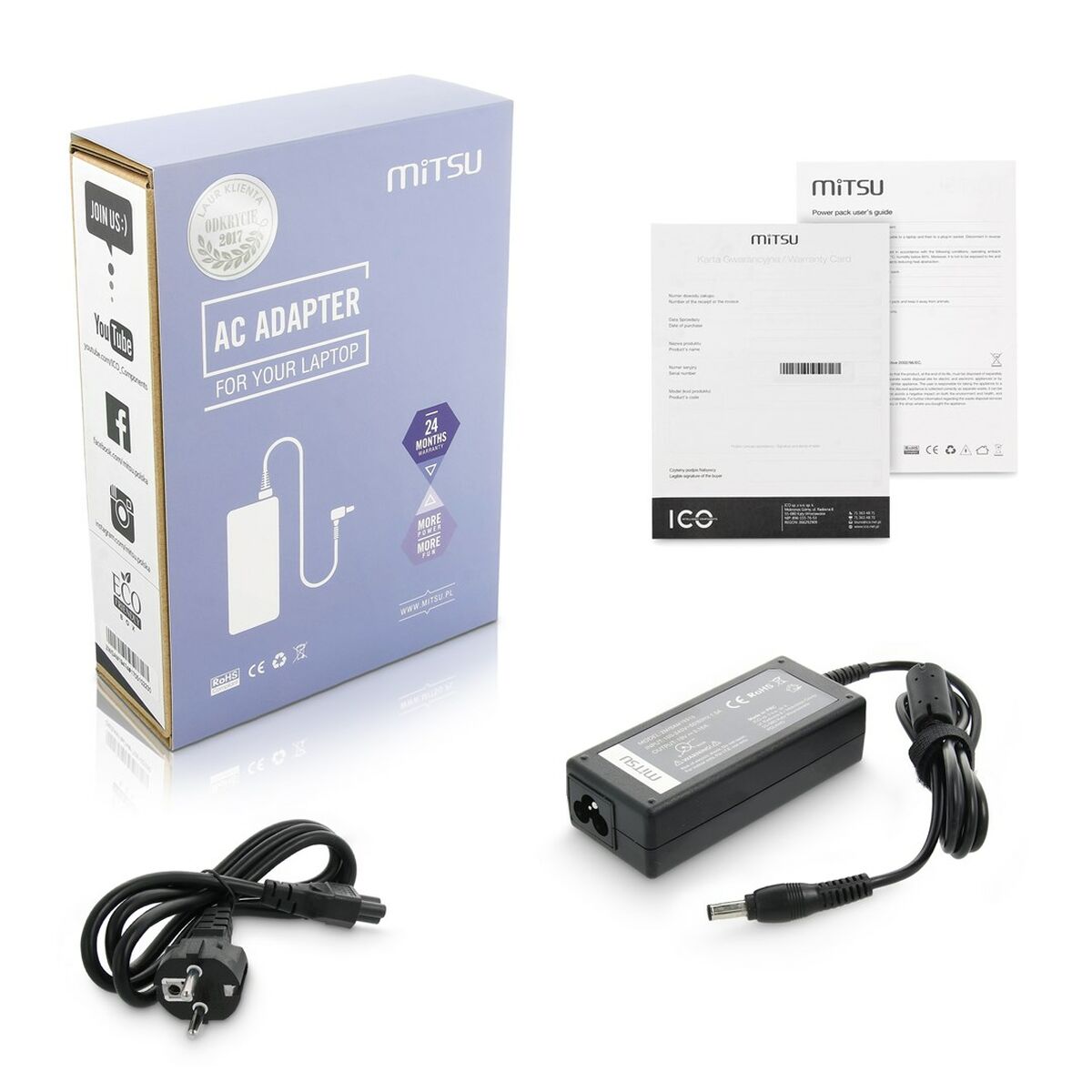 Caricabatterie Portatile Mitsu 5ZM050 60 W 2 S9129556_0