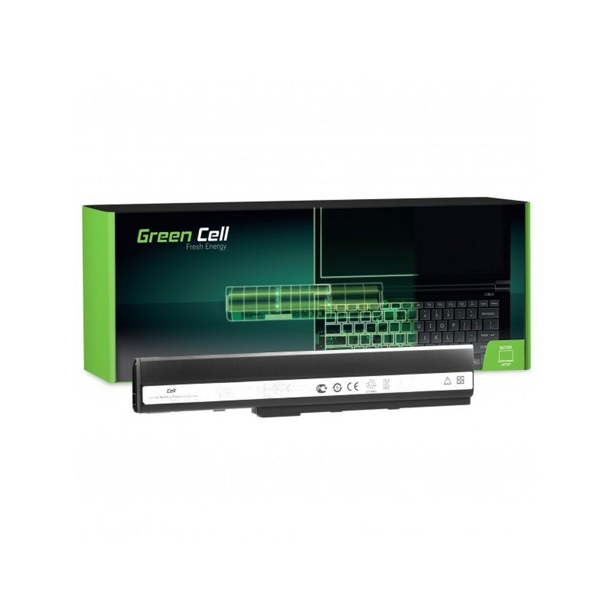 Batteria per Laptop Green Cell AS02 Nero 4400 mAh 2 S9118864_0
