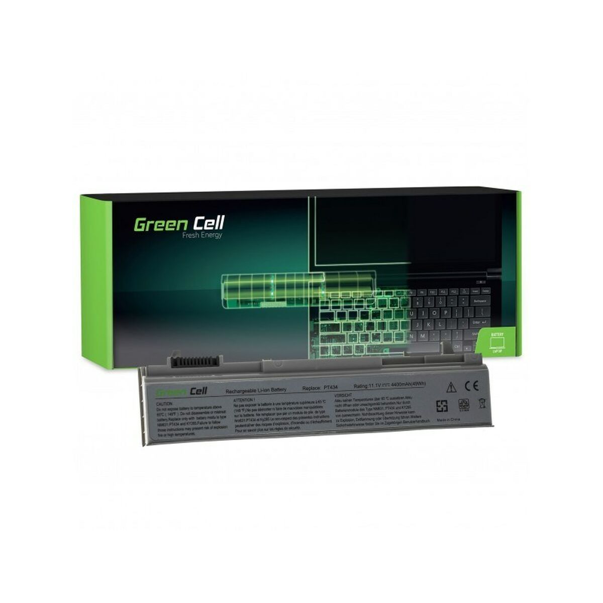 Batteria per Laptop Green Cell DE09 Argentato 4400 mAh 2 S9118880_0