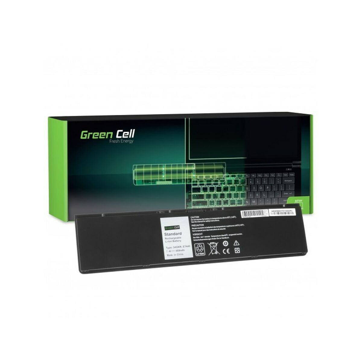 Batteria per Laptop Green Cell DE93 Nero 4500 mAh 2 S9118922_0