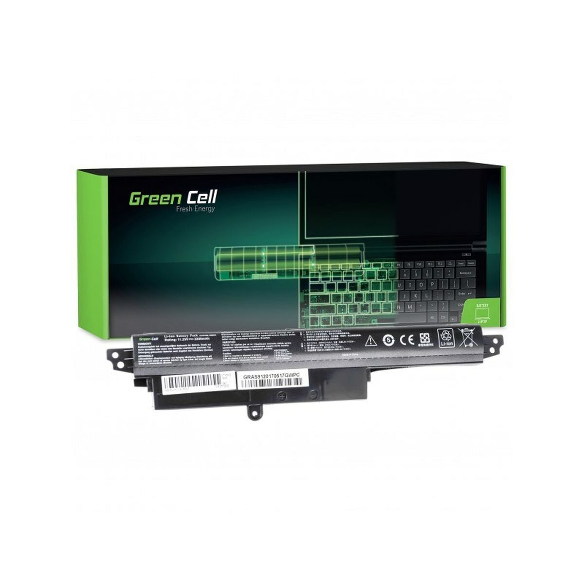 Batteria per Laptop Green Cell AS91 Nero 2200 mAh 2 S9118876_0