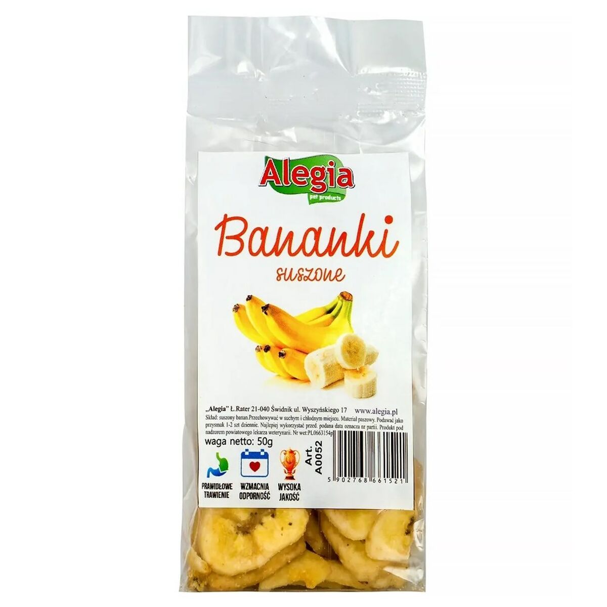 Snacks Alegia Dried bananas 50 g 2 S9195722_0