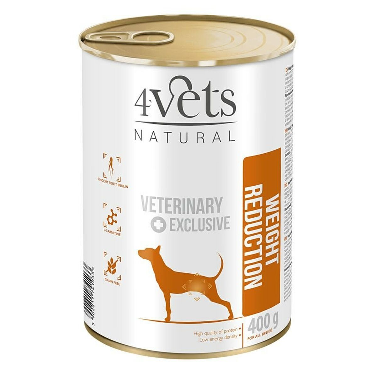 Cibo umido 4VETS Natural Weight Reduction Tacchino 400 g 2 S9159400_0