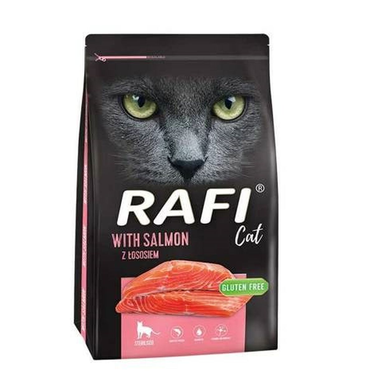 Cibo per gatti Dolina Noteci Rafi Sterilised Adulto Salmone 7 kg 2 S9110160_0