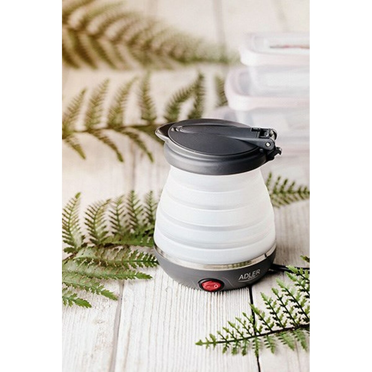 Bollitore Adler AD 1279 Bianco Nero Plastica 750 W 0,6 L 12 S9140077_10
