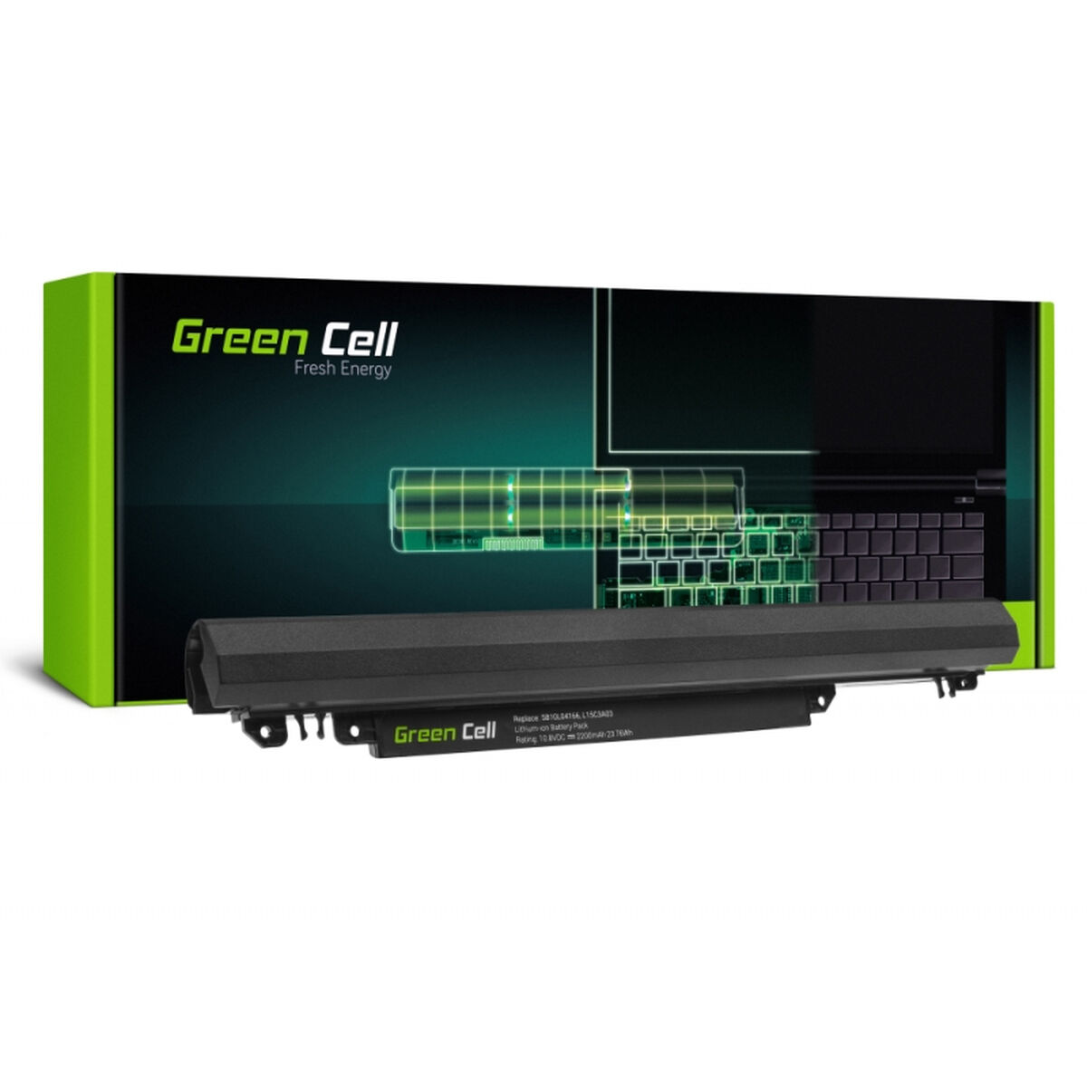 Batteria per Laptop Green Cell LE123 Nero 2200 mAh 2 S91102339_0