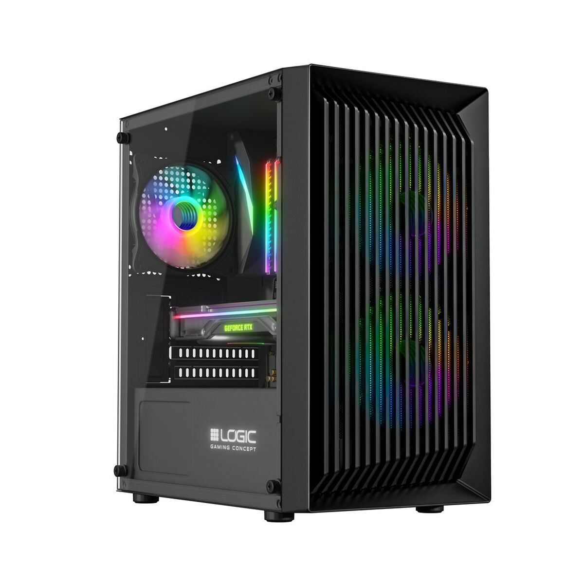 Case computer desktop ATX Logic ATOS ARGB Nero 8 S9121319_6
