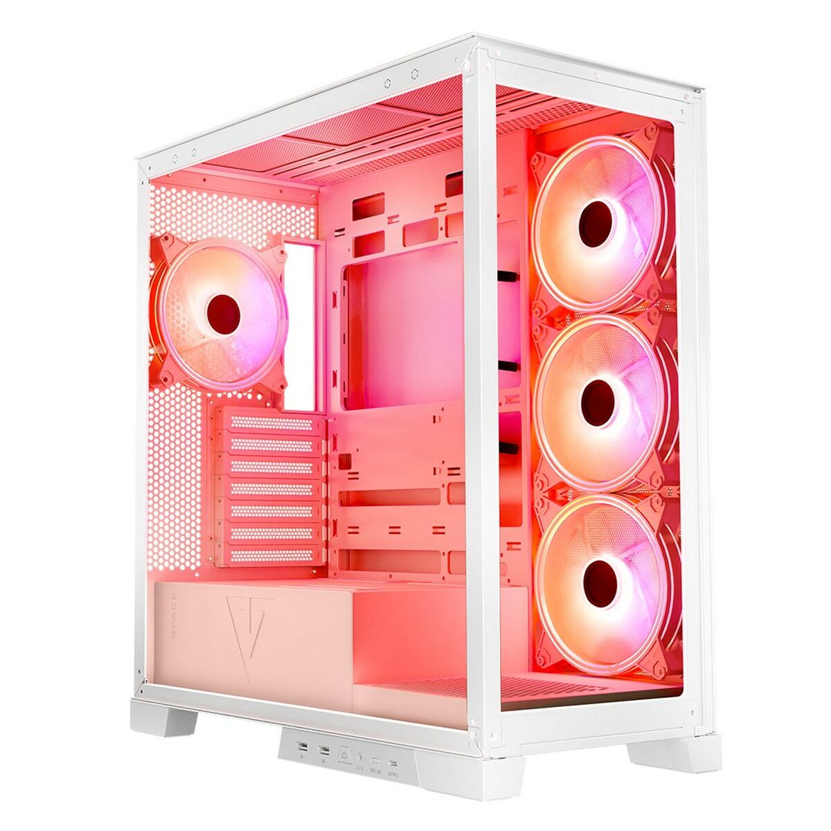 Case computer desktop ATX Modecom Volcano SPACE APEX ARGB Bianco 23 S9163373_21