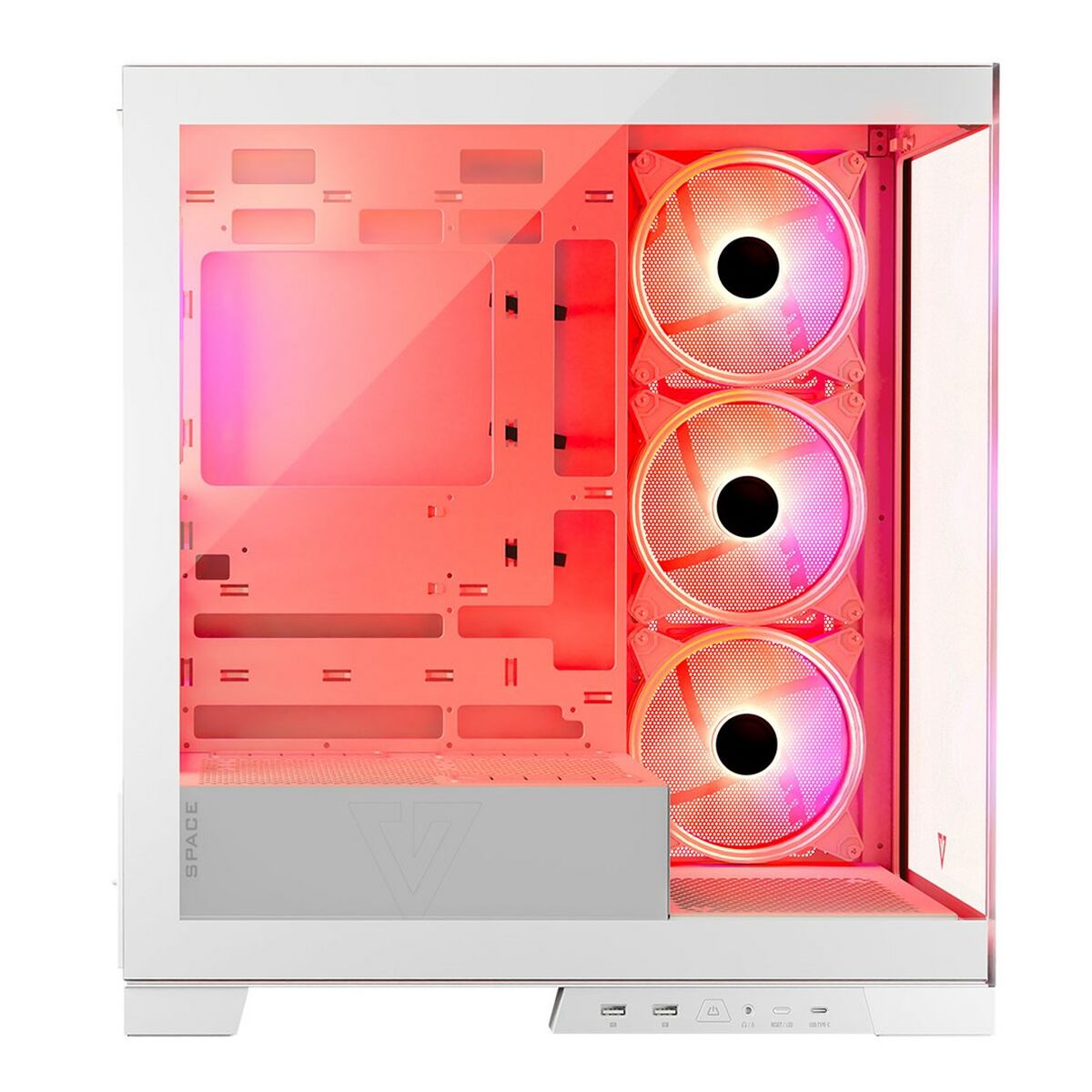 Case computer desktop ATX Modecom Volcano SPACE APEX ARGB Bianco 22 S9163373_20