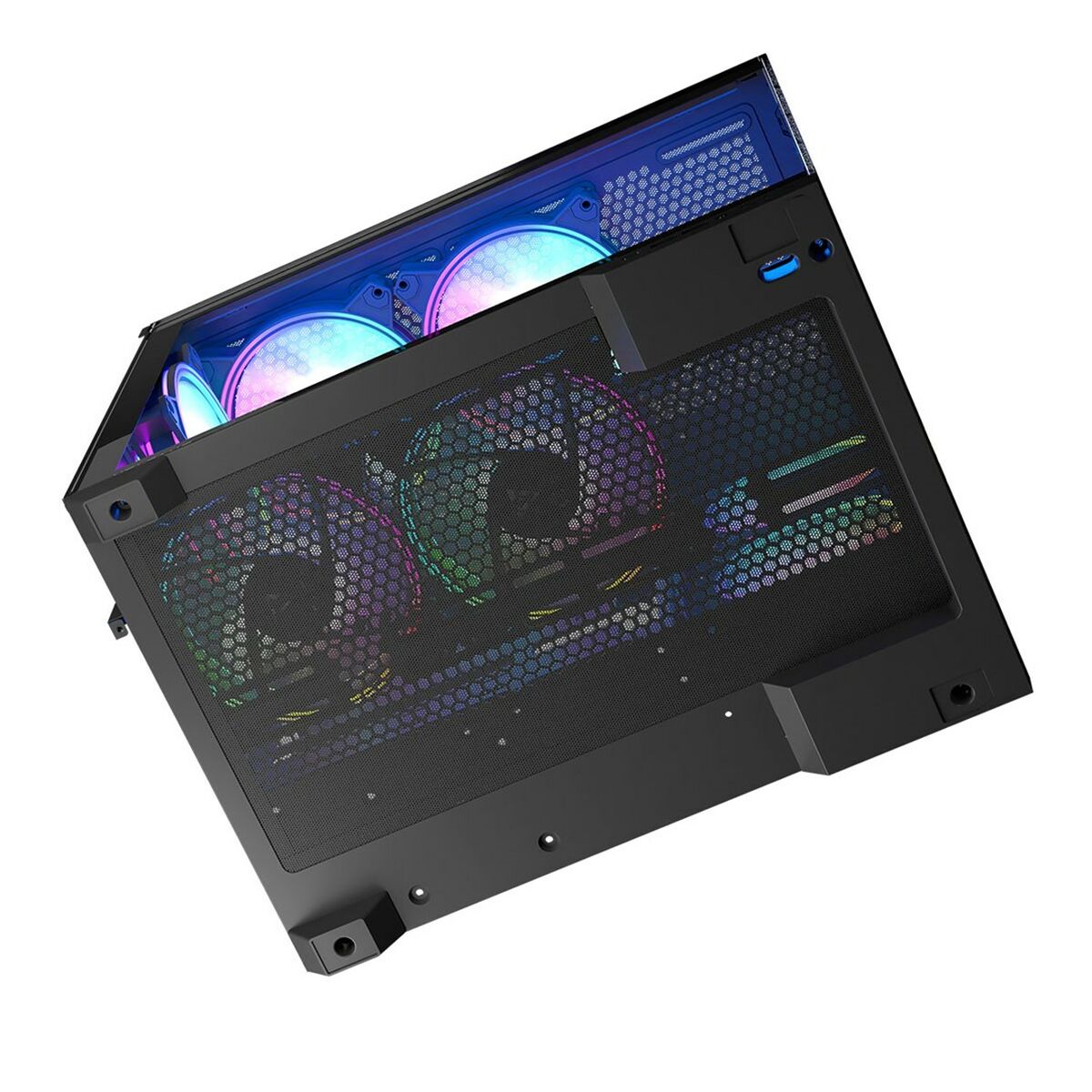 Case computer desktop ATX Modecom Volcano Panorama APEX ARGB Grigio 13 S9198986_11
