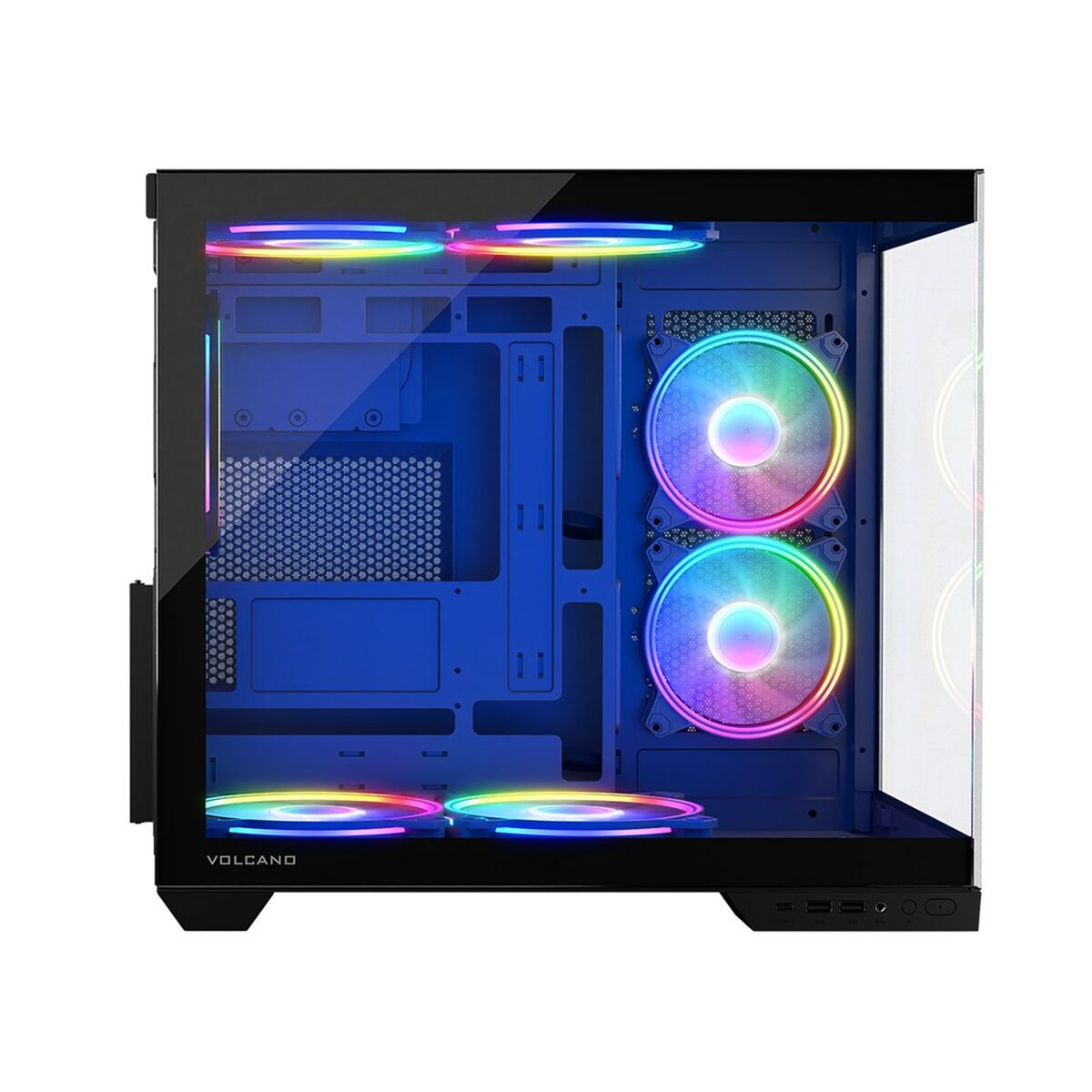 Case computer desktop ATX Modecom Volcano Panorama APEX ARGB Grigio 6 S9198986_4