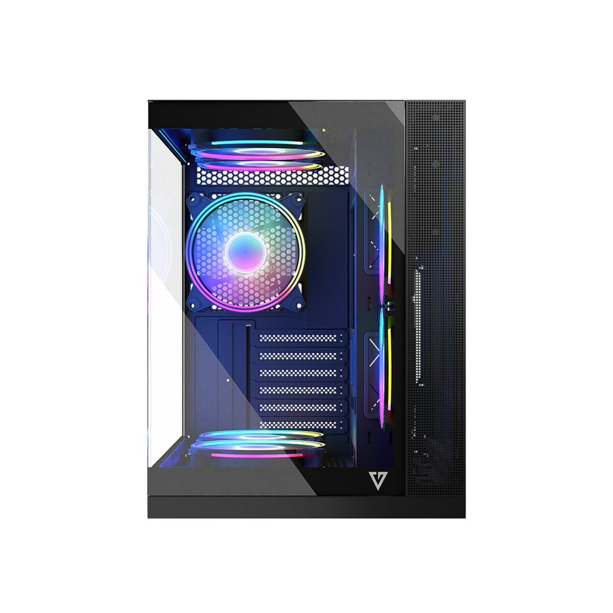 Case computer desktop ATX Modecom Volcano Panorama APEX ARGB Grigio 9 S9198986_7