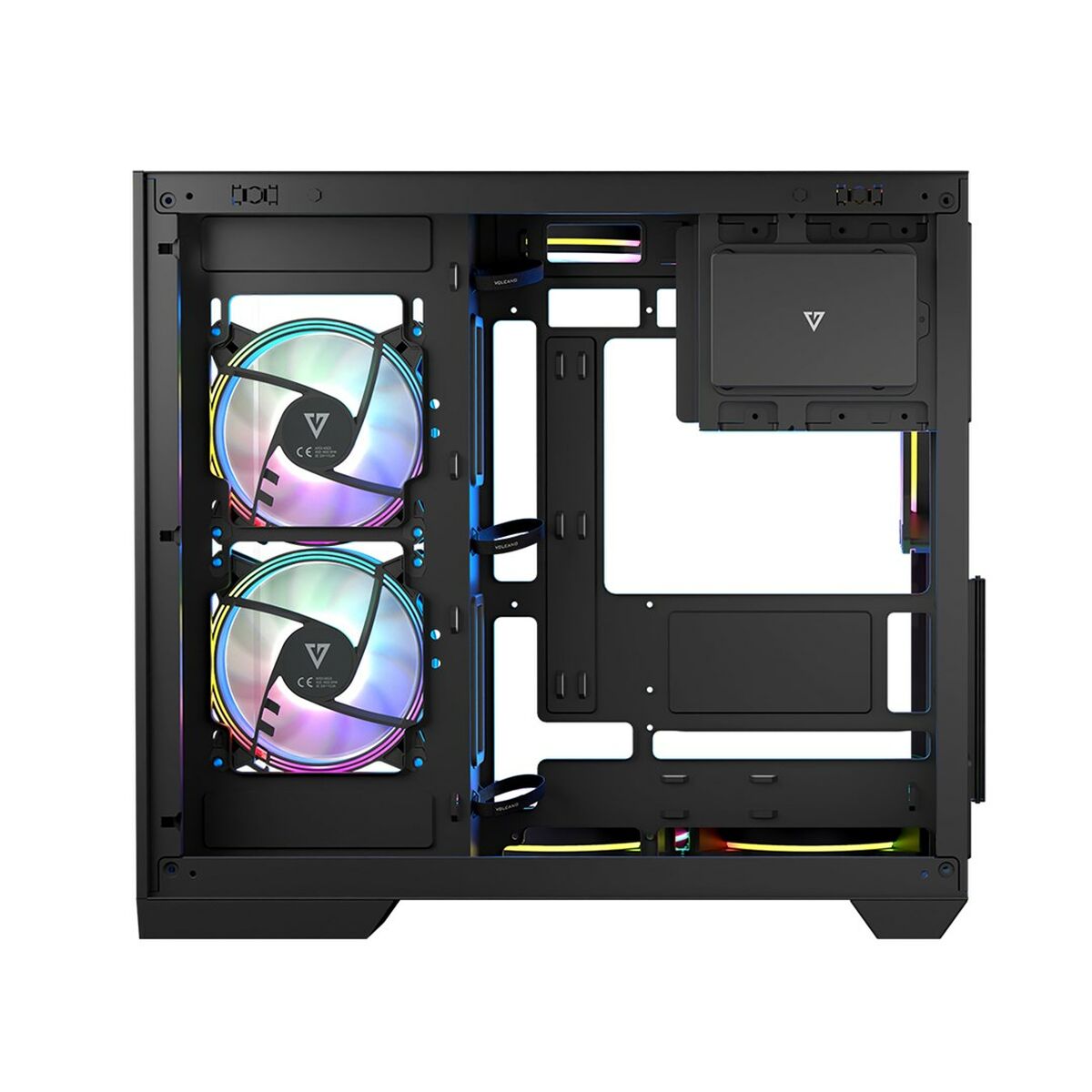 Case computer desktop ATX Modecom Volcano Panorama APEX ARGB Grigio 11 S9198986_9