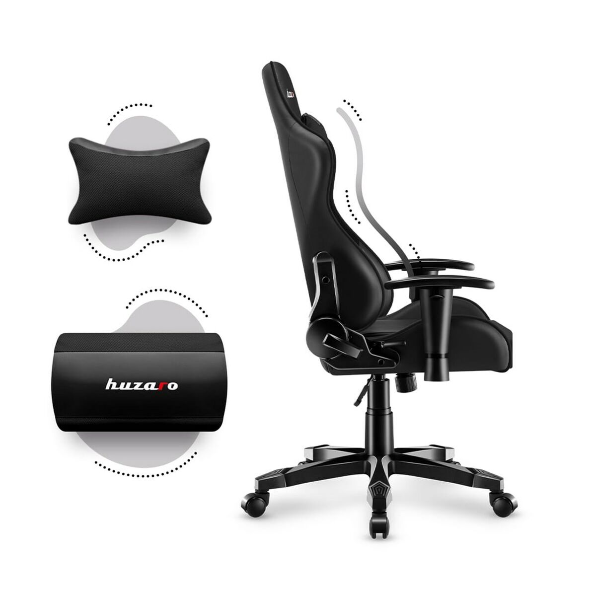 Sedia Gaming Huzaro HZ-Ranger 6.0 Black Nero 13 S9114361_11