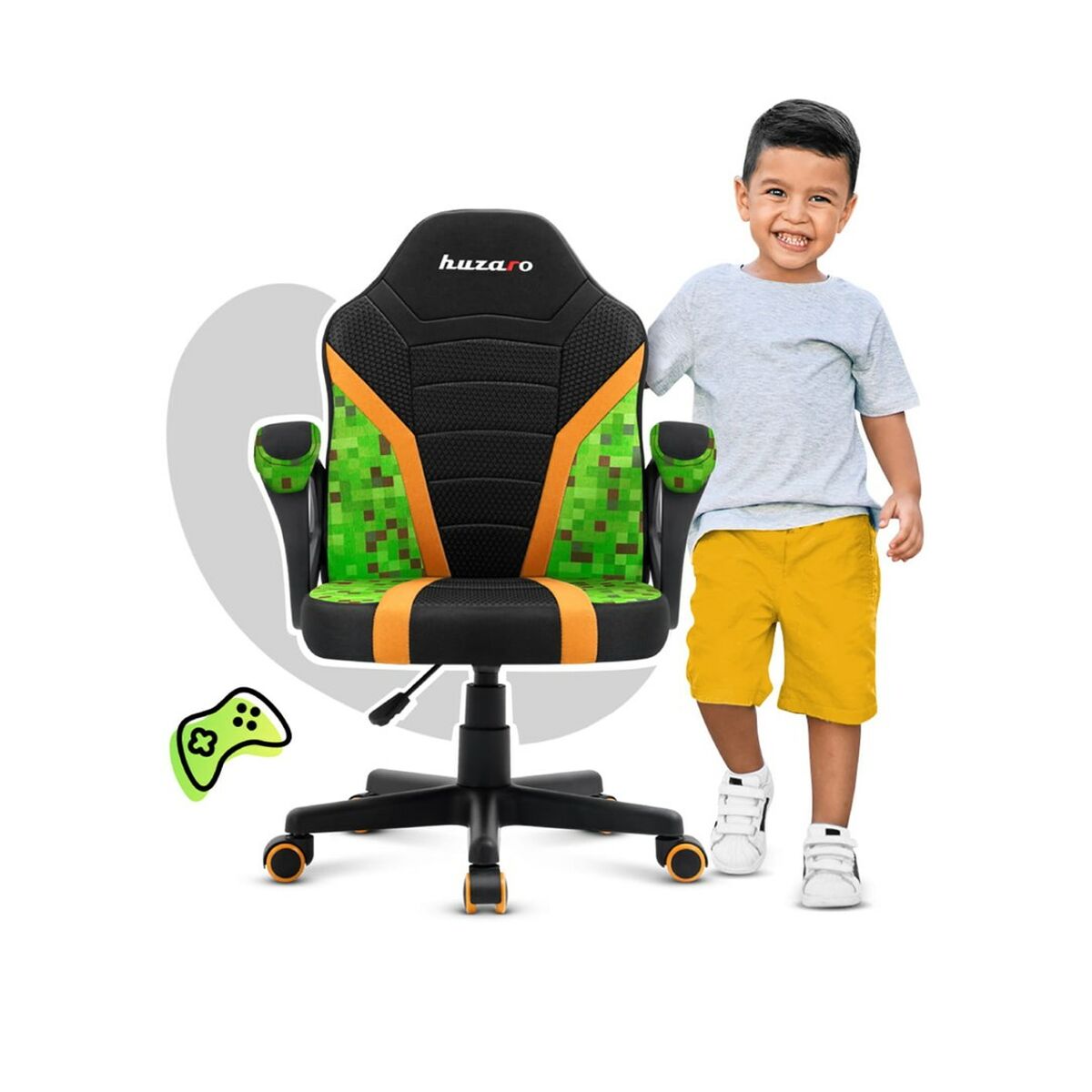 Sedia Gaming Huzaro HZ-Ranger 1.0 Pixel mesh Stampa 7 S9114366_5