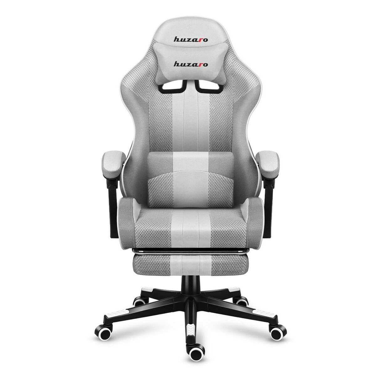 Sedia Gaming Huzaro HZ-Force 4.7 White Mesh Bianco Grigio 3 S9130163_1