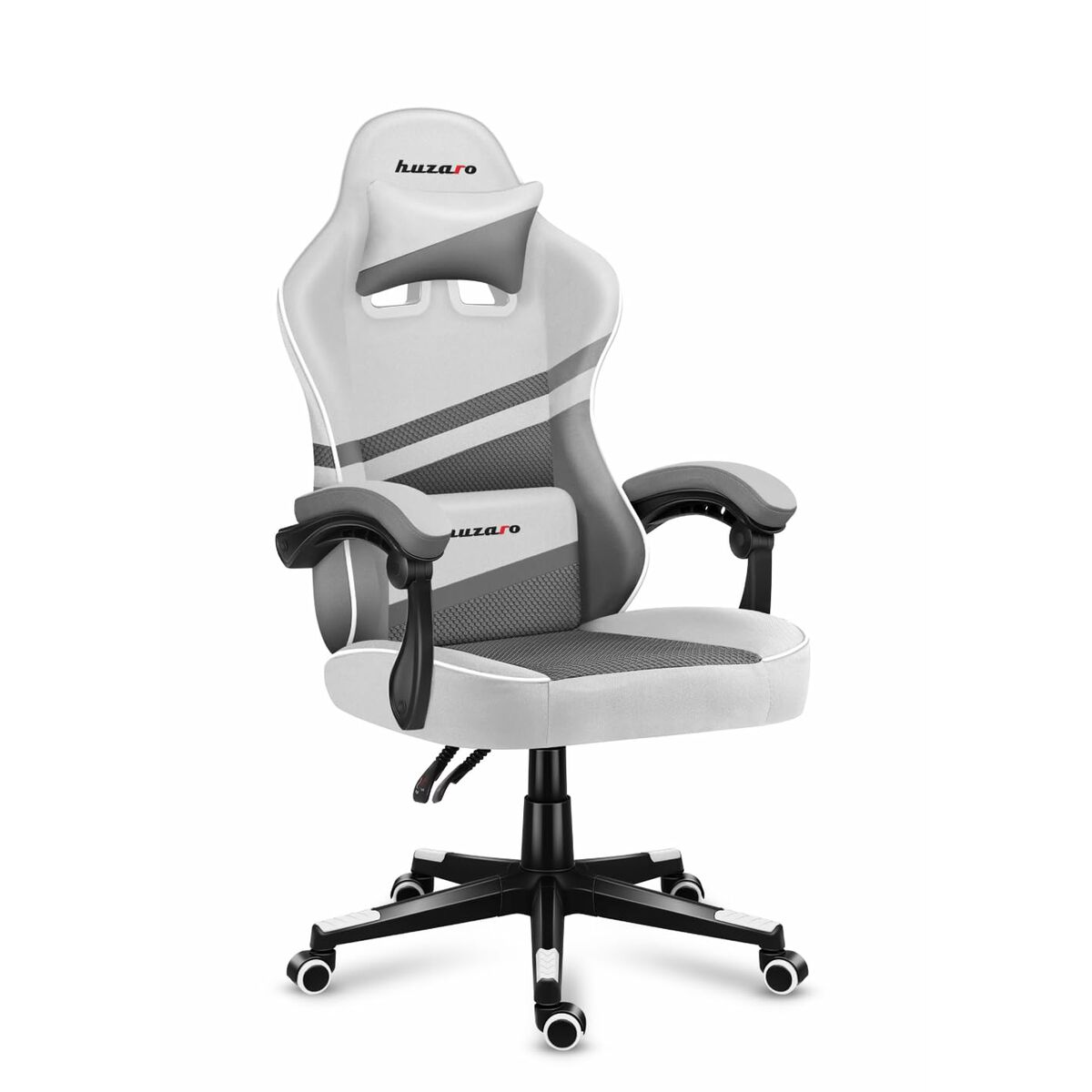 Sedia Gaming Huzaro HZ-Force 4.4 White Mesh Bianco 2 S9146237_0