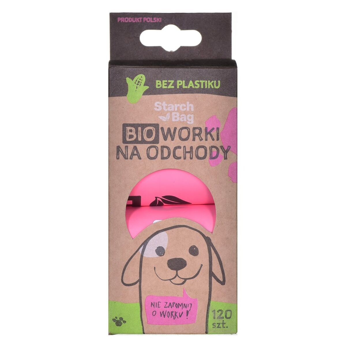 Sacchetto per rifiuti Starch Bag 961810 Rosa (120 Pezzi) 2 S9111411_0