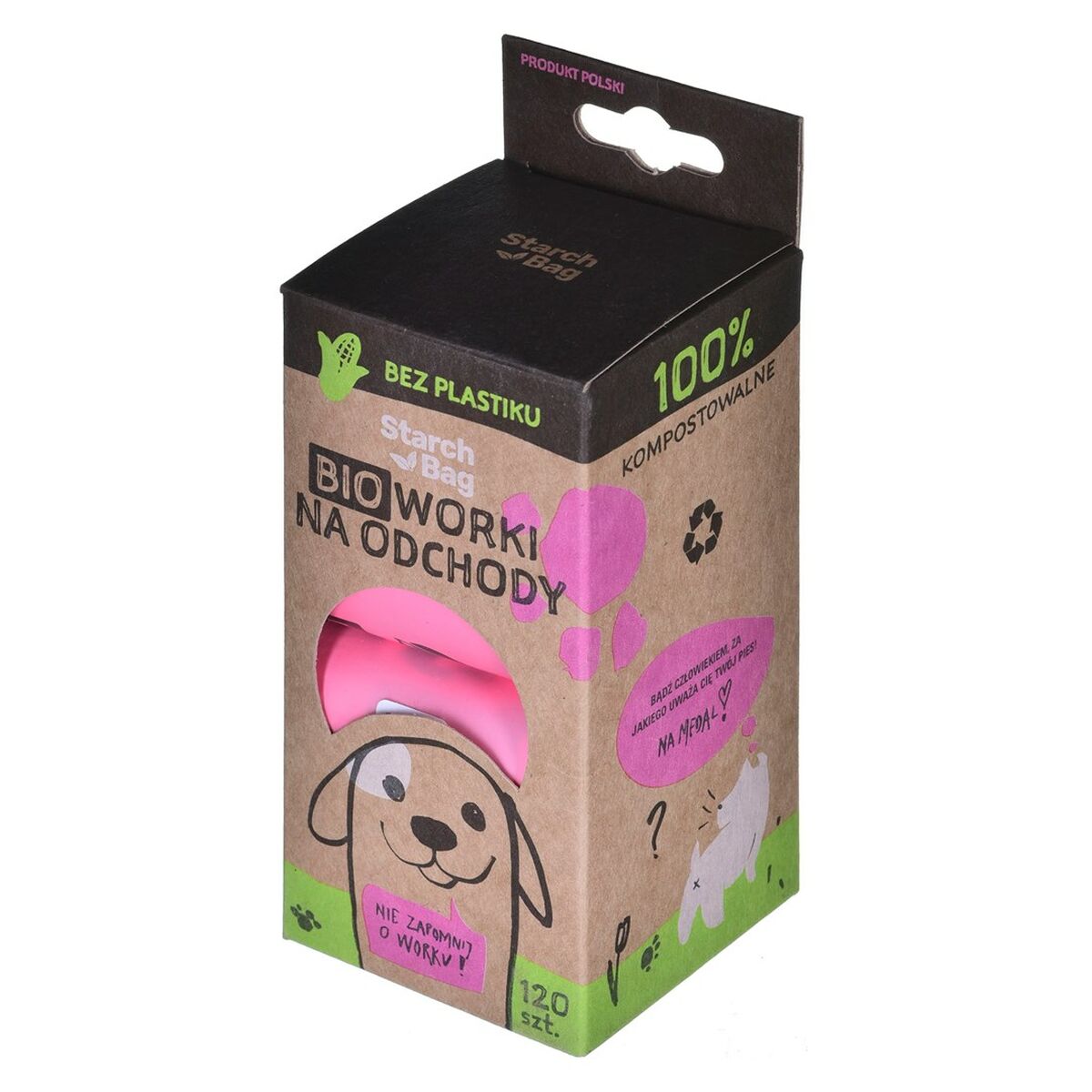 Sacchetto per rifiuti Starch Bag 961810 Rosa (120 Pezzi) 4 S9111411_2