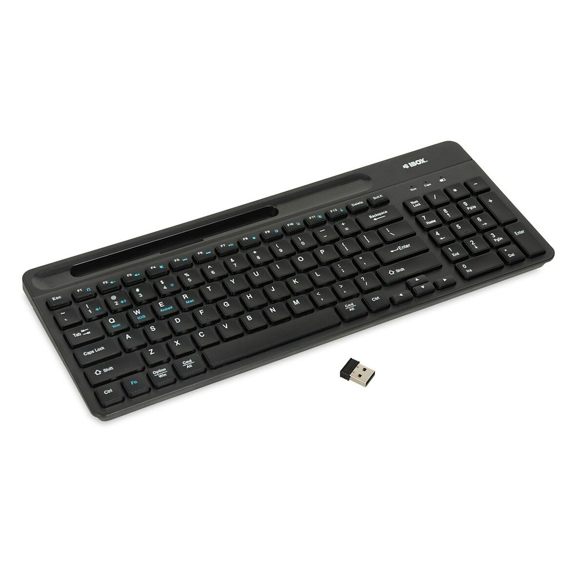 Tastiera Ibox IKC3010B Nero QWERTY 4 S91110648_2