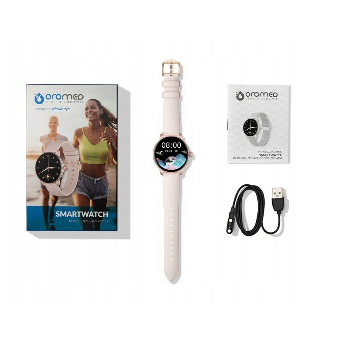 Smartwatch Oromed ORO LADY ACTIVE Rosa 1,09" 5 S91104579_3