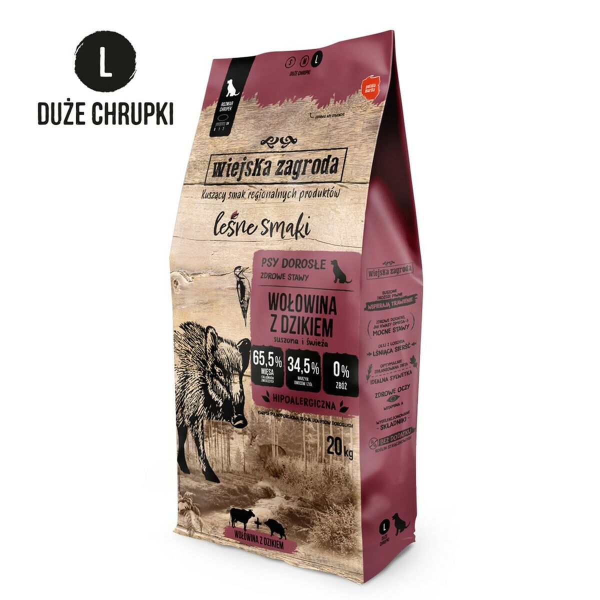 mangime WIEJSKA ZAGRODA L Carne di vitello 20 kg 2 S91107969_0