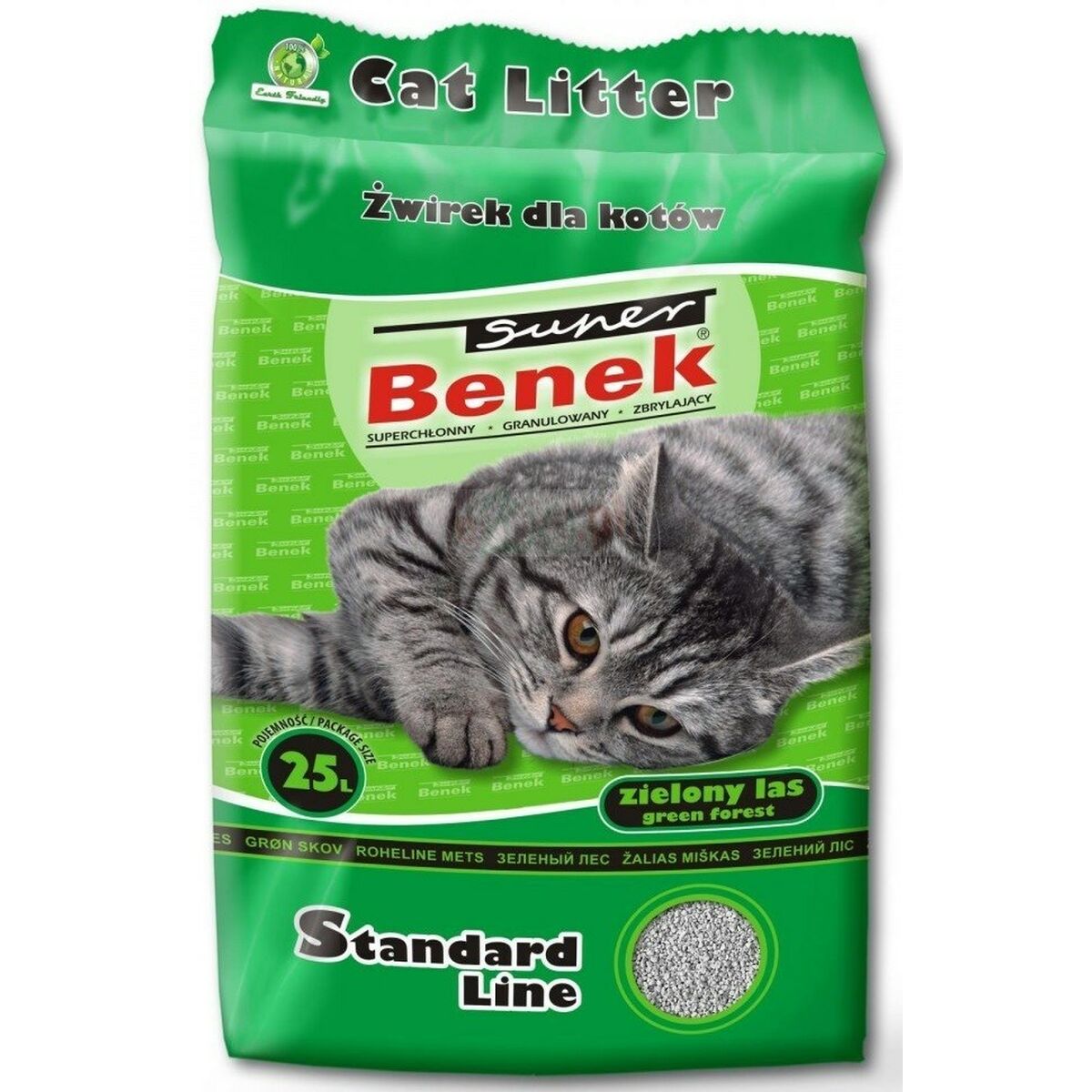 Sabbia per Gatti Super Benek Standard Bosco 25 L 2 S9111383_0