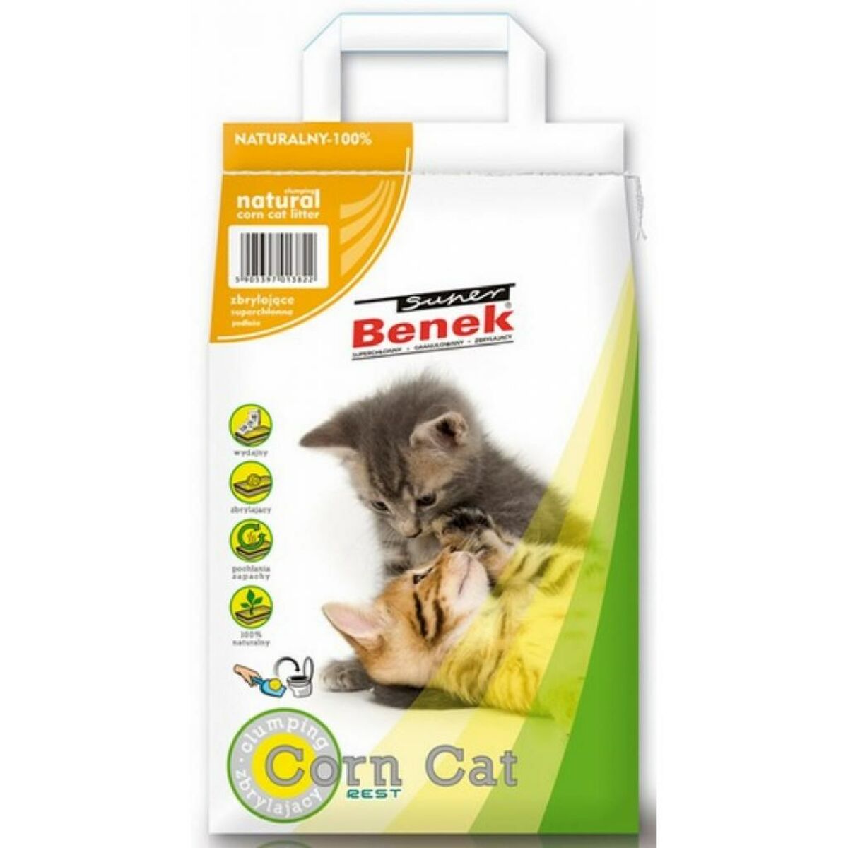 Sabbia per Gatti Super Benek Certech Mais 14 L 2 S9135889_0