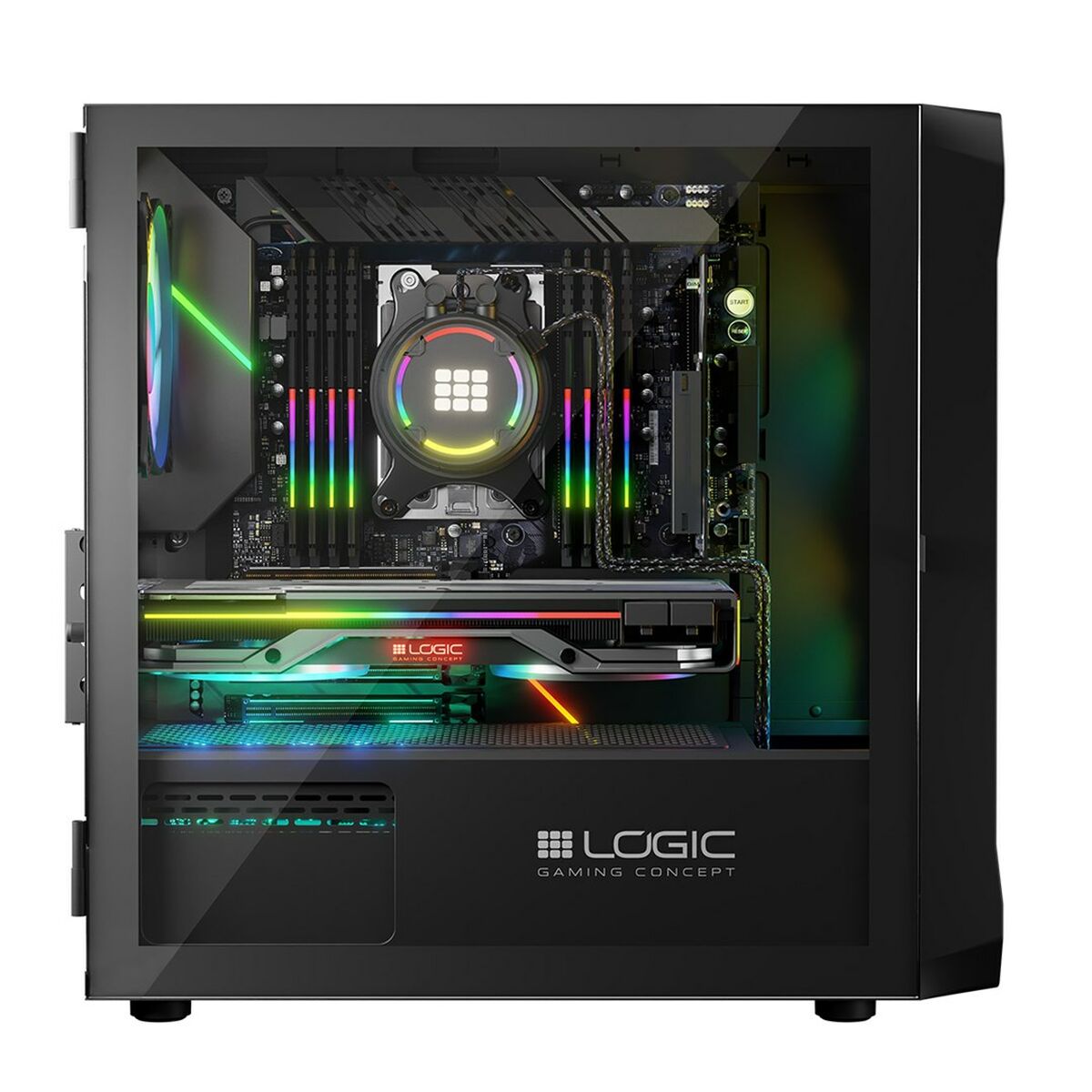 Case computer desktop ATX Logic PORTOS ARGB Nero 6 S9140374_4