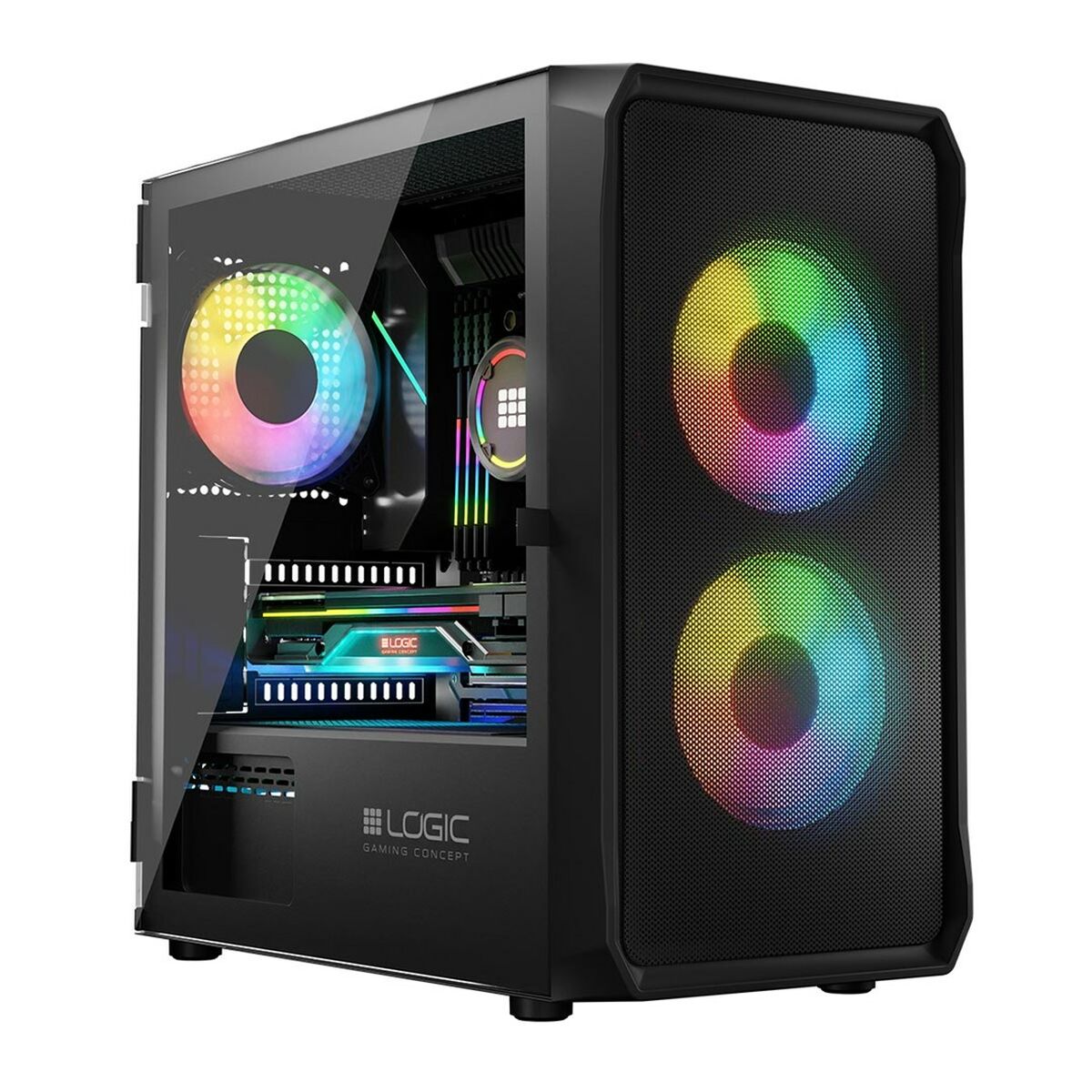 Case computer desktop ATX Logic PORTOS ARGB Nero 9 S9140374_7