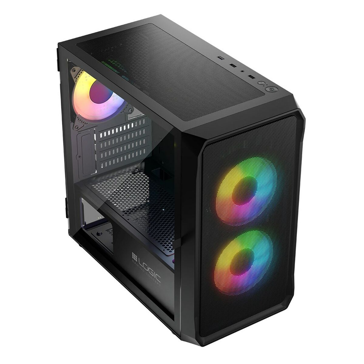 Case computer desktop ATX Logic PORTOS ARGB Nero 5 S9140374_3