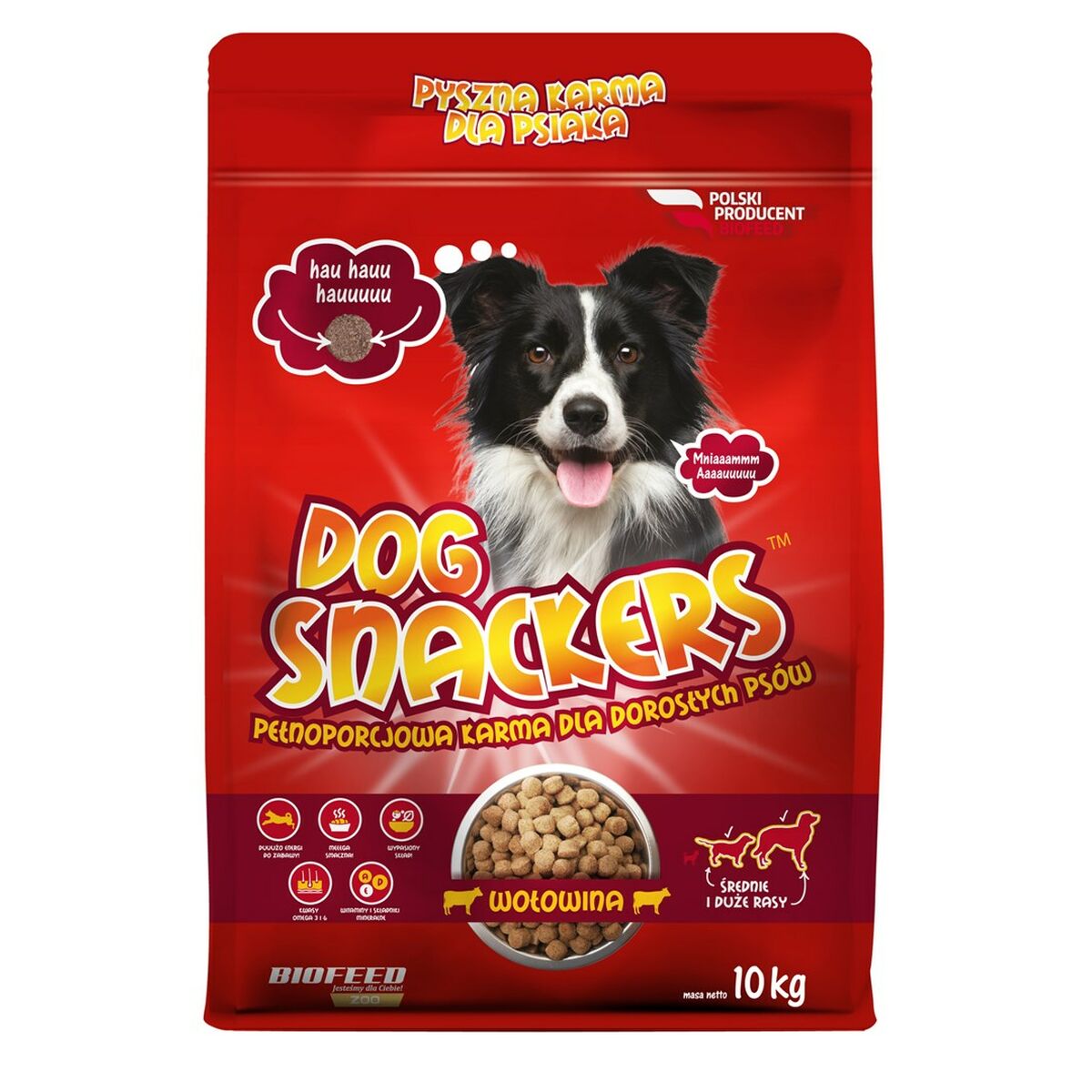 mangime Biofeed Dog Snackers Adult medium & large Beef Carne di vitello 10 kg 2 S9195337_0